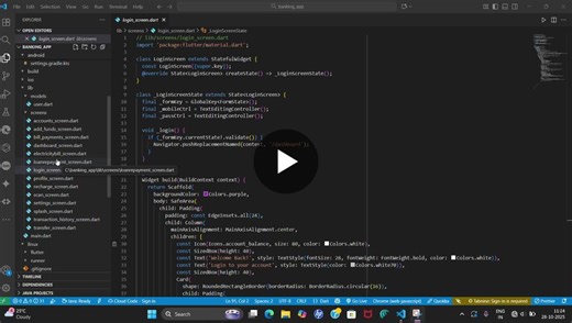 #flutter #mobileappdevelopment #uiux #appdesign #techproject #dart #bankingapp #billpayment #opensource | Manjula Nallapaneni