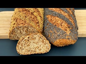 Kernebrød m/ poppede kerner opskrift video