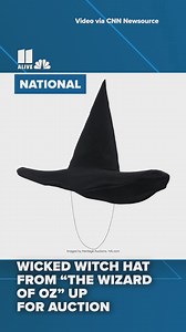 Wicked Witch Hat from 'The Wizard of Oz' up for auction