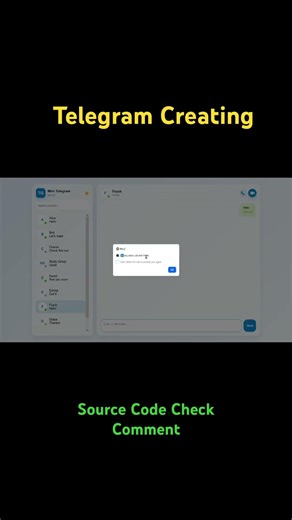 Telegram Creating #telegram #coding