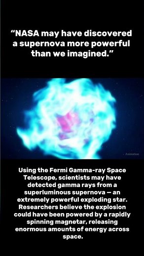 NASA Detected a Supercharged Supernova