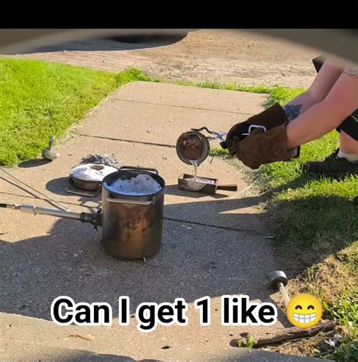 making a aluminum ingot