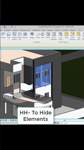 How to Hide and Unhide Elements Quickly | Revit Architecture Shortcuts