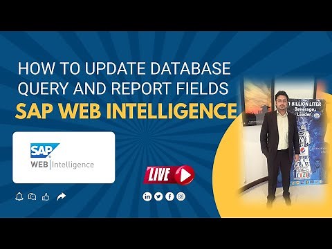 2: How to Update Data Base Query in SAP Web Intelligence
