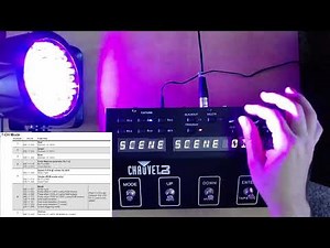DMX Lighting Tutorial Using Chauvet Foot C2 & SlimPar38