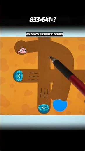 Help the little fish return to the water 🌊#shorts #games