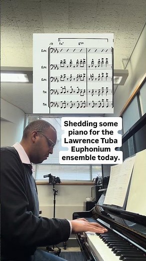 Today’s Lawrence Tuba Euphonium Ensemble performance is going to be fun! #tuba #euphonium