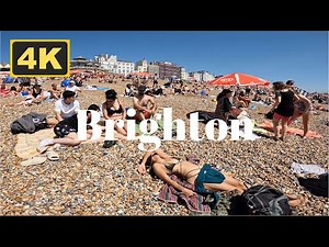 Brighton Beach, England - 4K Walk (2024)