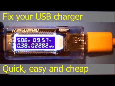 How to repair a USB charger