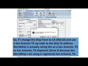 How NOT to get a quote or process a return for inbound shipments on UPS WorldShip