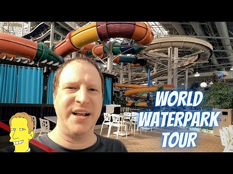 WORLD WATERPARK TOUR | World's Largest Indoor Wave Pool | West Edmonton Mall