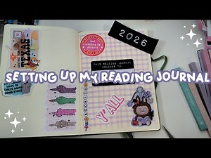 2026 Reading Journal Set Up ✏️📚 ALL the base spreads!