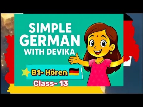B1 Hören Practice Test class -13 🇩🇪| Deutsch B1 Listening #trending #viral #viralvideo #b1hören