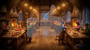 Elves in Workshop Looping Background - Etsy Canada