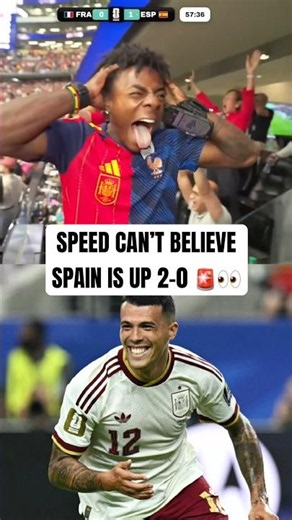 SPAIN DOMINATING FRANCE IN WORLD CUP SEMIFINAL 🤯🤯