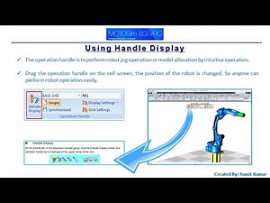 09 Using Handle Display options in MotoSim EG-VRC