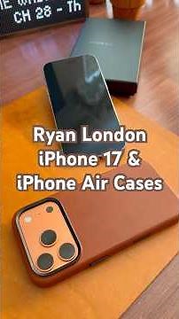 Ryan London Leather Cases for iPhone 17 Pro & Air – Premium Unboxing