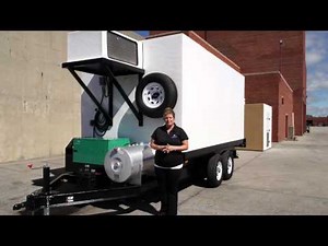 Polar King | 8 x 16 Custom Walk In Freezer Trailer | Monroe, LA
