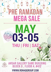1.7K views · 13 reactions | PRE RAMDAN SALE : MAY 3-5 (Thu | Fri |...