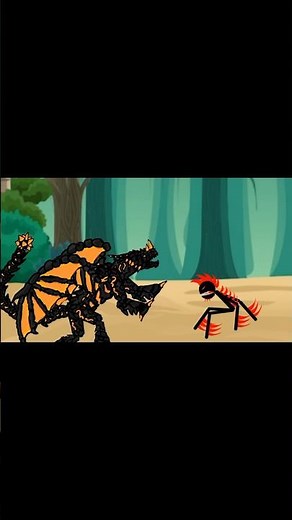 Dragon vs Stickman 🔥 Epic Battle Animation | Stickman Fight Cartoon