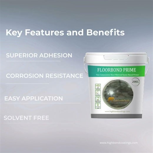 FLOORBOND PRIME | Epoxy Primer for Industrial Floor Coating Systems #buildingservicesengineering