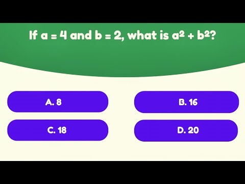 20 Fun Math Quiz Questions with Answers | Test Your Brain! 🧮