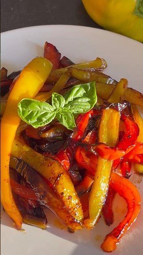 Peperoni in agrodolce 😍 #peperoni #ricettafacile #ricetta