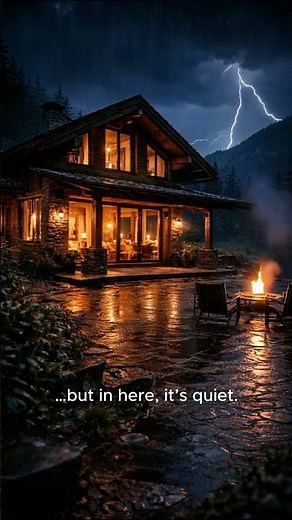It’s Loud Outside Tonight… But In Here, It’s Quiet #deepsleep #sleep #rain #asmr #relax #rainsounds