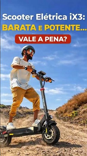 The iX3 Electric Scooter is Cheap and Powerful… It's Worth It!