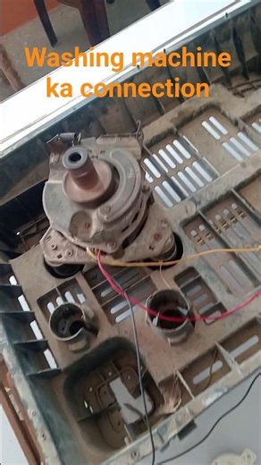 washing machine connection #motor #election #motor #youtubeshorts #ytshorts
