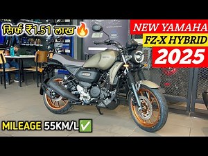 2025 New Updated Yamaha FZ-X 150 Hybrid With New Features | Price | Updates | Mileage| Review !