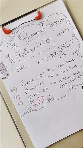 Quadratic Formula Explained | Discriminant (D) Cases + Solved Example | Easy Maths Tutorial
