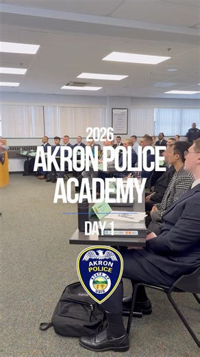Today is Day 1 for 32 new Akron Police cadets. Everyone you see here started with the same thought…“Maybe I should apply.”That thought turned into action. If you’ve ever considered serving your community, and want a career with purpose, then this is your sign. Apply today, you could be next. | Akron Police Department