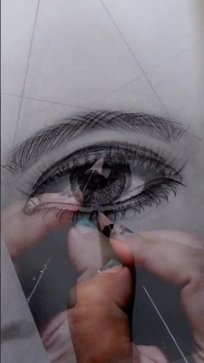 Easy eyelash drawing