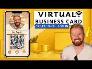 How to Create A DIGITAL BUSINESS CARD for FREE 2026 | Canva Tutorial + QR Code | Create With Zeplin