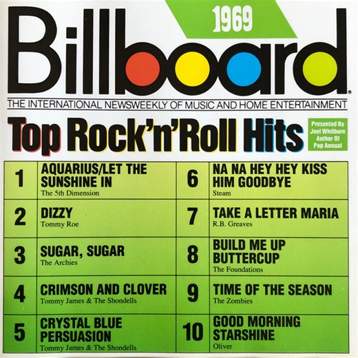 Various - Billboard Top Rock'N'Roll Hits - 1969