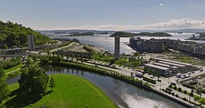 Oslo Norway Aerial V13 Flyover City Stock Footage Video (100% Royalty-free) 1108809047 | Shutterstock