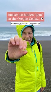 Agate hunting on the Oregon Coast! 🔮 The Oregon Coast is FAMED for the beautiful agates that wash up on its shores! 🌊 “What are agates?” - you may ask! ✨ Agates are colorful, semi-precious rocks. They are often BRIGHT green, orange, red, purple, white, and grey! They form in volcanic rock, and after eons of erosion they eventually get tumbled by rivers and oceans until they wash up on the beaches. Many agates are transparent and even have multi-colored stripes! 🤭 You can find agates all over 