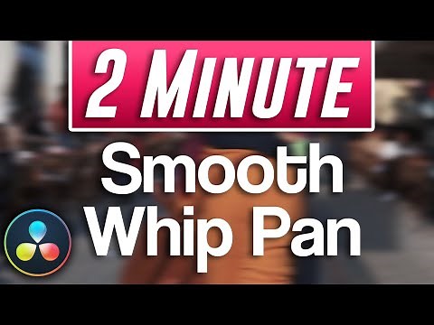 Smooth Whip Pan Transition Tutorial | Davinci Resolve 16