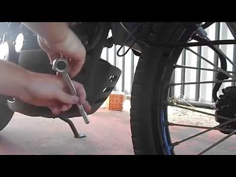 KLR650 - SW Motech Crash Bars Install