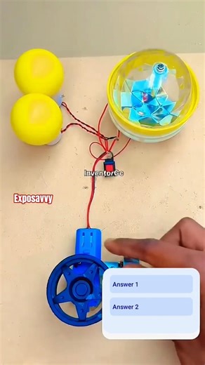 Powering 3 DC Bulbs with a Metal Gear Motor ⚡ No Battery? 😱 #Shorts #dcmotor #rapidcharge #tech