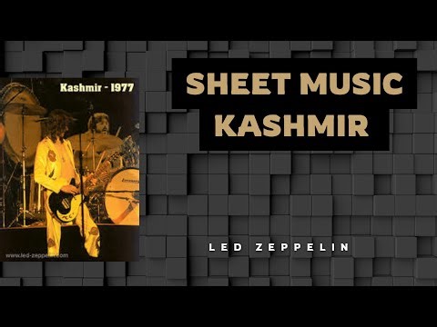 Kashmir – Led Zeppelin | Piano Sheet Music with Guitar Tabs