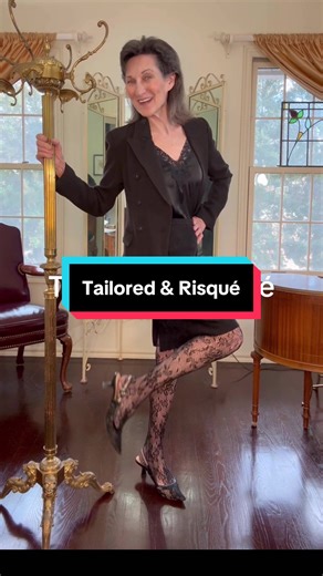 Mixing Tailored and Risqué Styles in Fashion