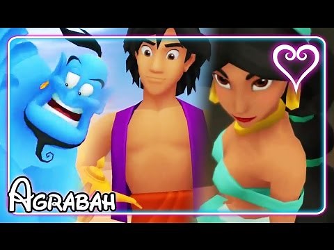 Kingdom Hearts All Cutscenes | Full Movie | Aladdin ~ Agrabah
