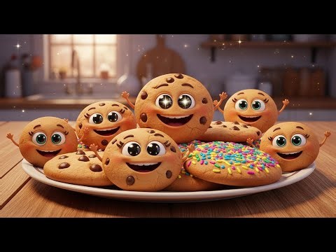 Count the Cookies on the Plate 🍪🎶 | Numbers and Counting Song for Kids | Fun Learning Video