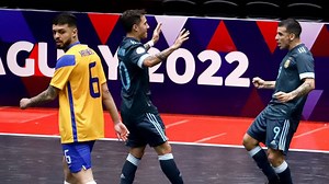 Argentina le ganó a Brasil en los penales y se metió en la final de la Copa América de futsal
