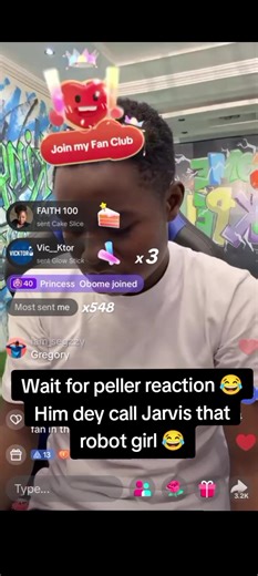 Funny Peller Reaction to Jarvis Robot Girl