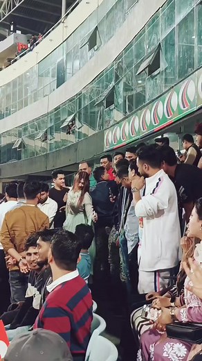 68K views · 2.6K reactions | Today I’m enjoying the game right among the fans—this is where the real excitement lives!.  #smilechallengechallenge #YeshaSagar #cricketlovers | Yesha Sagar | Facebook