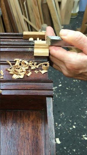 Clock moulding repair 1 #woodworking #restoration