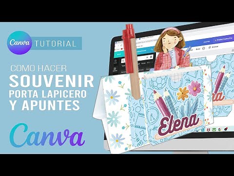 How to make SOUVENIR PEN HOLDER AND NOTE NOTES for Teacher's Day easy with Canva🎁 FREE MOLD